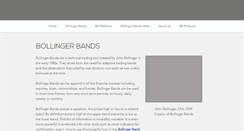 Desktop Screenshot of bollingerbands.com